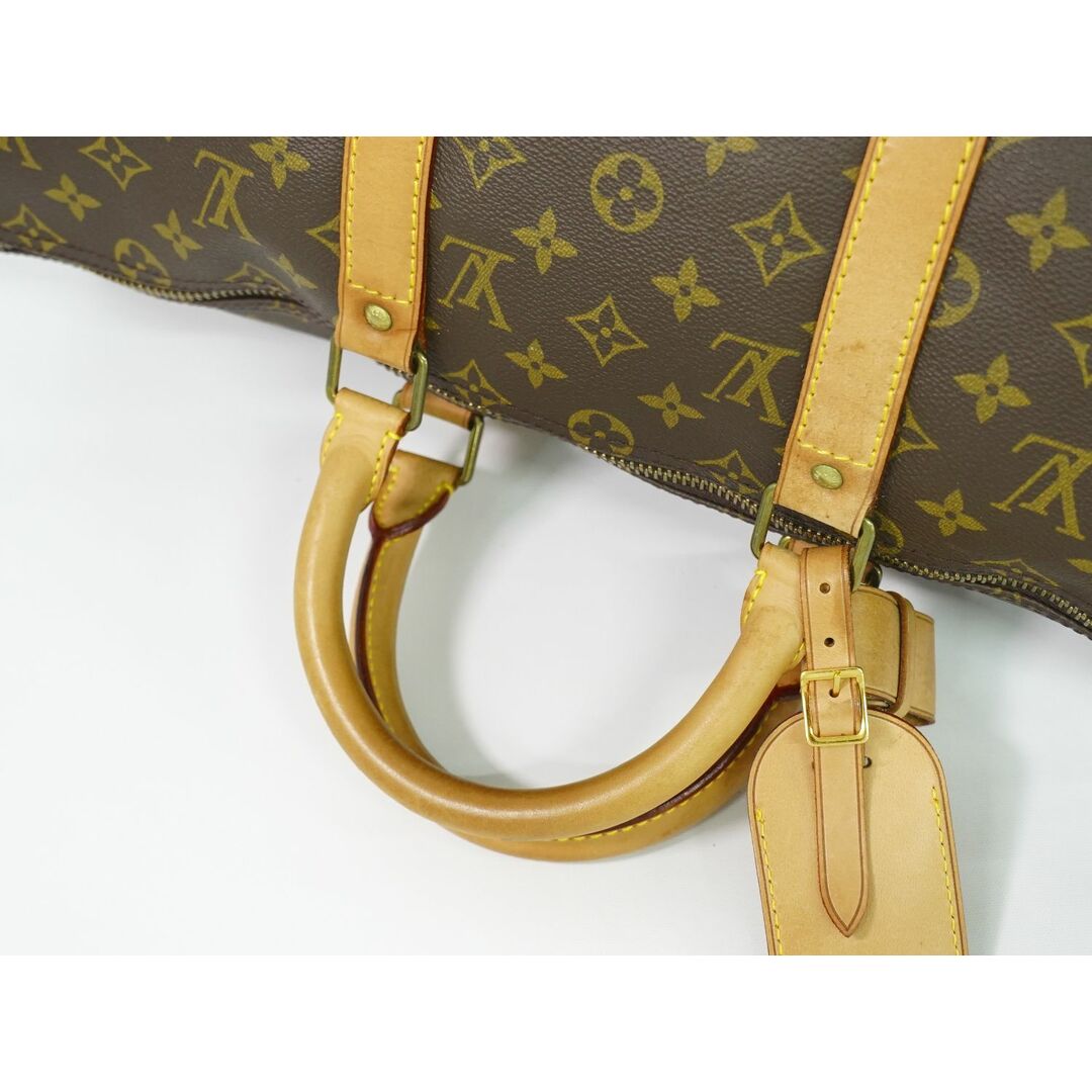 本物 ルイヴィトン LOUIS VUITTON LV キーポル 50 モノグラム ボストンバッグ ハンドバッグ トラベルバッグ ブラウン M41426  ビトン バッグ 中古