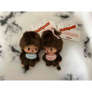 モンチッチ　ベビチッチ　顔でかSSキーチェーン　女の子　男の子(キャラクターグッズ)