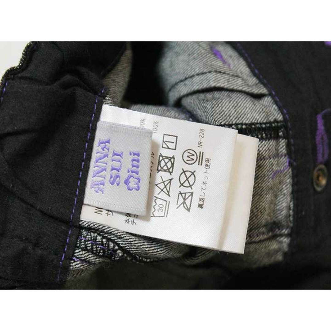 【春夏物 新入荷!】‡アナスイミニ/ANNA SUI mini‡130cm キュロットスカート 黒系【中古】子供服 キッズ kids 女の子 春夏  bottoms 122052