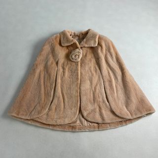 毛皮コート　ポンチョ　シェアードミンク　上質　コペンハーゲン　希少カラー(毛皮/ファーコート)