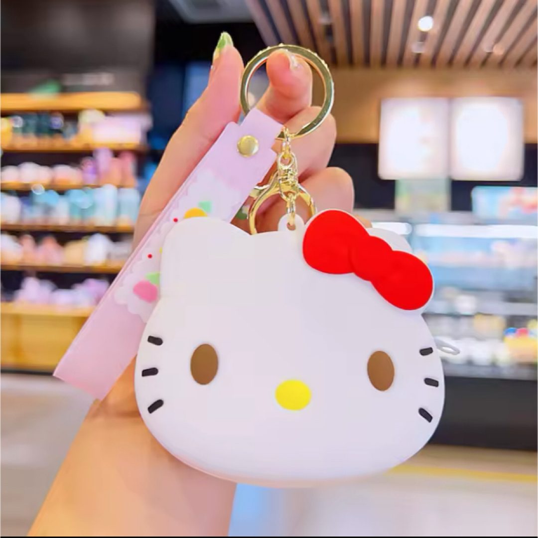 楽天市場】mimi POCHI-Bit HELLO KITTY キティちゃん コインケース 小銭入れ キーリング シリコン 小物入れ アクセサリー  ポーチ がまぐち メール便送料無料 ミミポチビットハローキティ キーホルダー 雑貨 グッズ 猫 ネコ レディース 財布 POCHI ポチ p+g  design ピー 