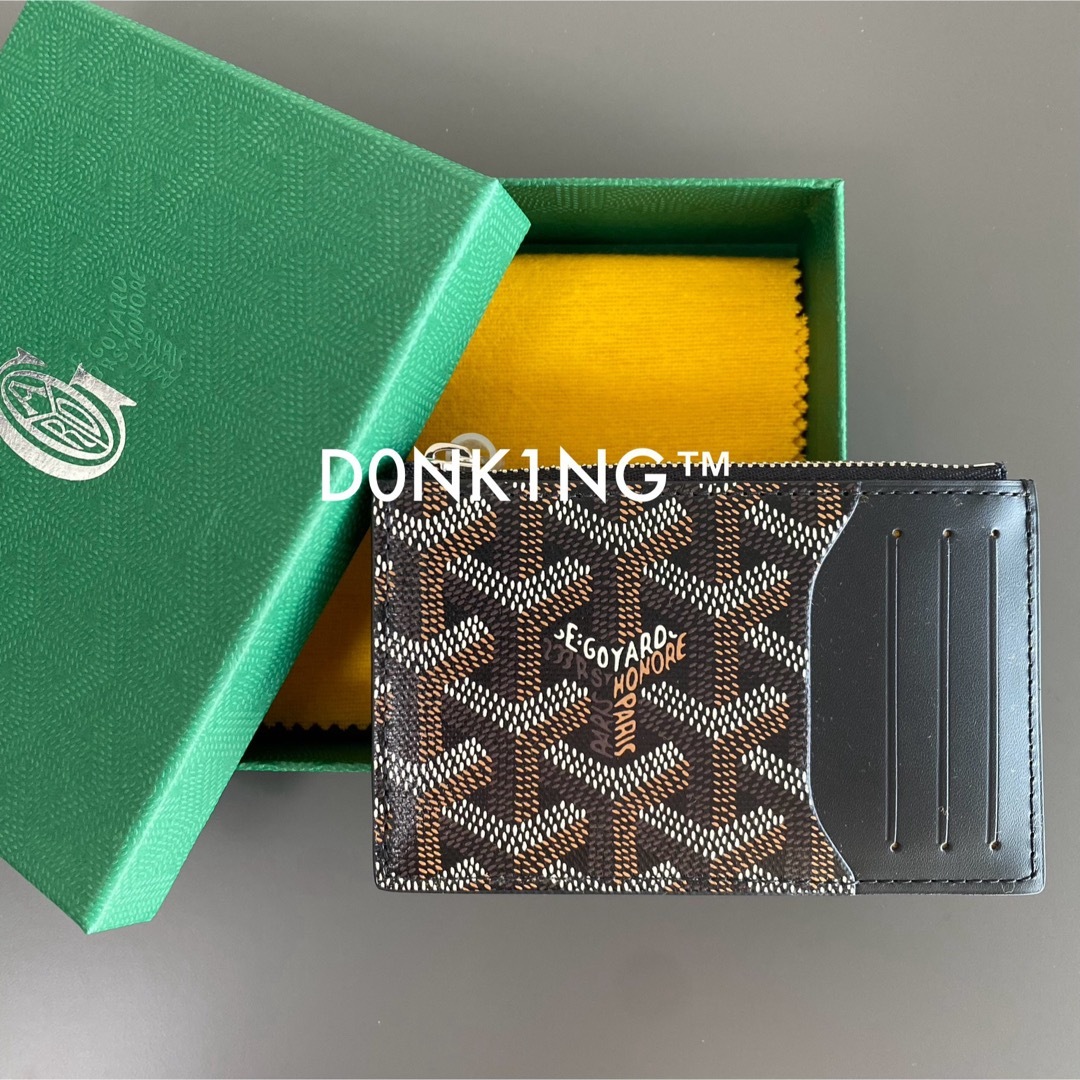 GOYARD(ゴヤール)の定価 ゴヤール GOYARD 新作 カードケース Bourbon ブルボン 黒黒 レディースのファッション小物(財布)の商品写真