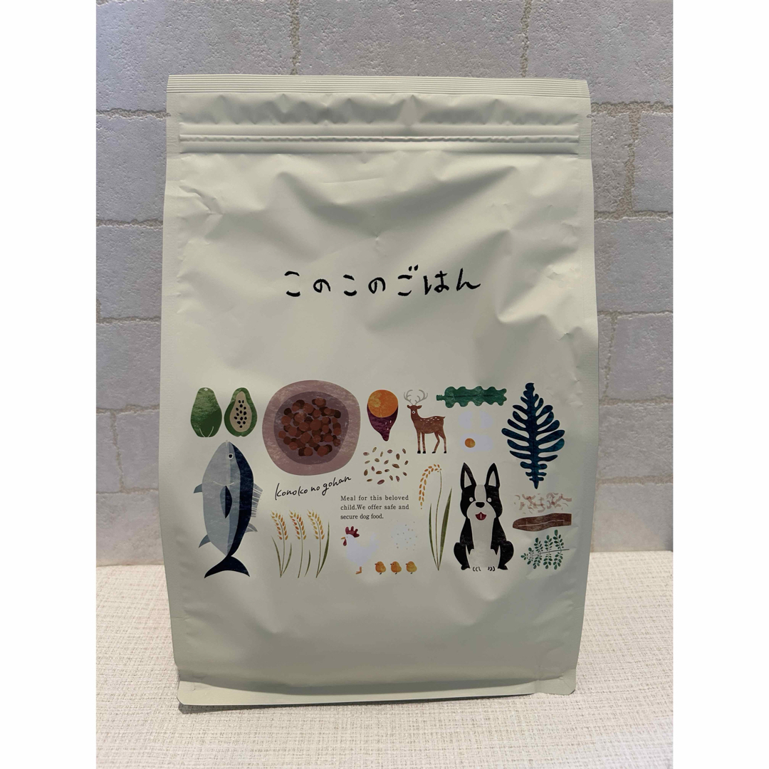 このこのごはん ドッグフード 1kg×2袋 - ペットフード このこのごはん ドッグフード 1kg×2袋 - ペットフード