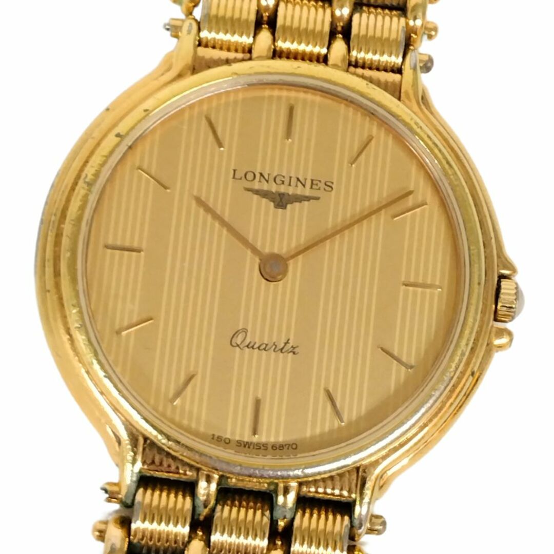 LONGINES - LONGINES ロンジン ゴールド クォーツ メンズ 腕時計 LONGINES - LONGINES ロンジン ゴールド クォーツ メンズ 腕時計