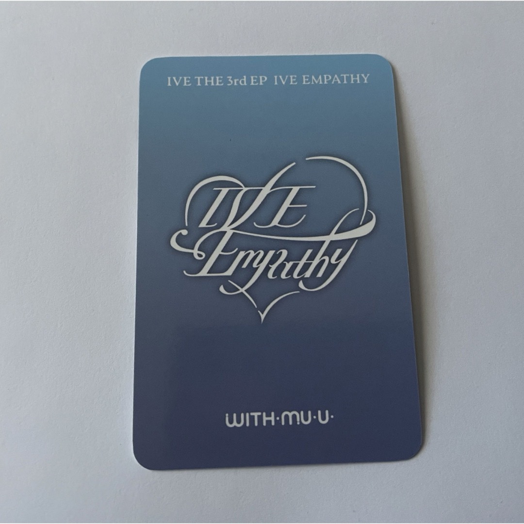 IVE - IVE empathy withmuu レイ トレカの通販 by k shop IVE - IVE empathy withmuu レイ トレカの通販 by k shop