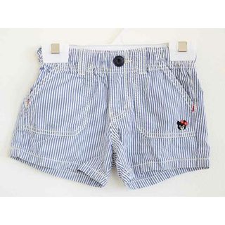 ダブルビー(DOUBLE.B)の【春物 新入荷!】†ミキハウスダブルB/MIKIHOUSE DOUBLE.B†100cm ショートパンツ/短パンツ 青×白【中古】子供服 キッズ kids 女の子 春夏秋 bottoms 122052(パンツ/スパッツ)