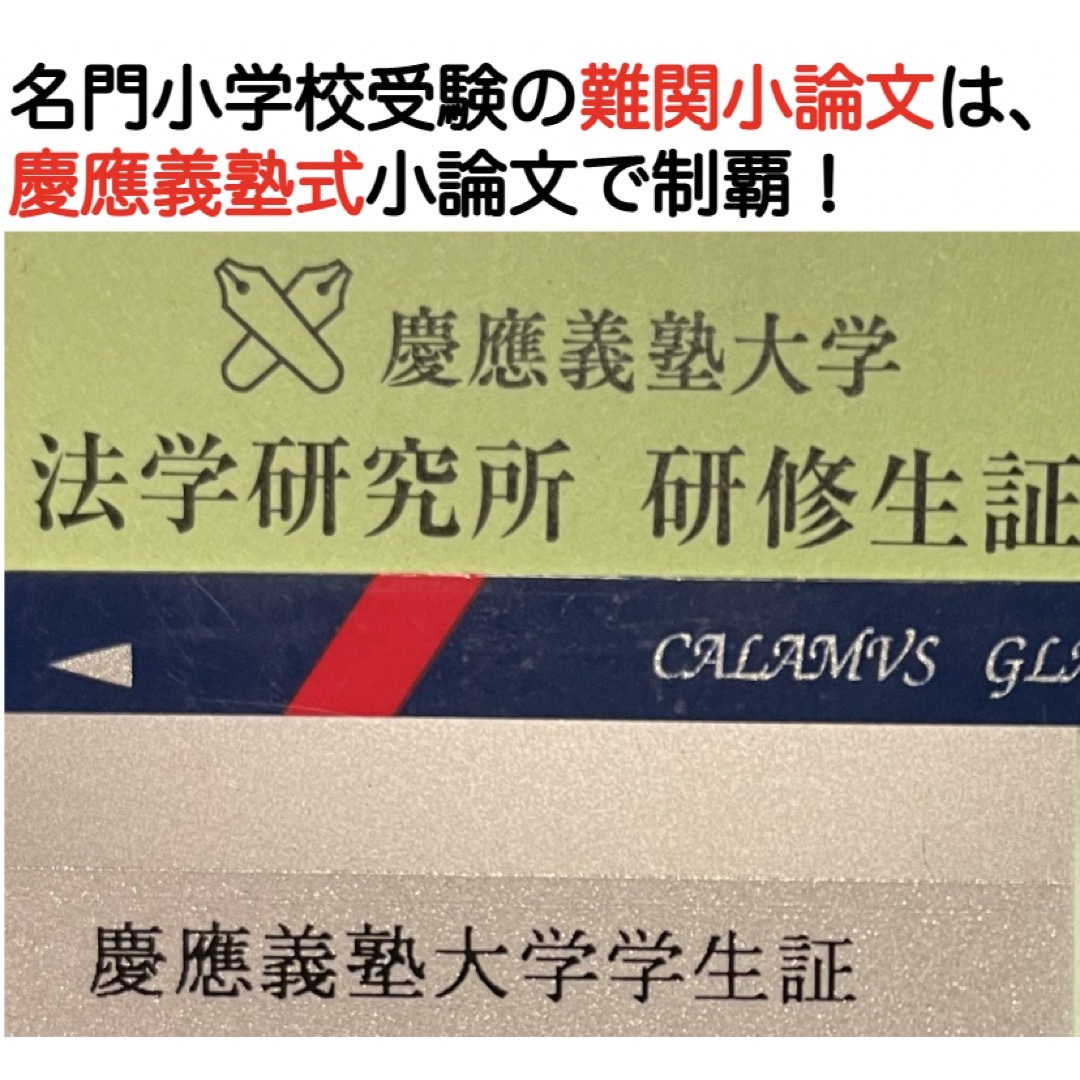 洗足学園小学校 慶應義塾幼稚舎 過去問 問題集 願書 対策 慶應義塾横浜初等部 エンタメ/ホビーの本(語学/参考書)の商品写真