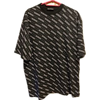 BALENCIAGA(Tシャツ/カットソー(半袖/袖なし) ・ ブラック/黒色 BALENCIAGA(Tシャツ/カットソー(半袖/袖なし) ・ ブラック/黒色