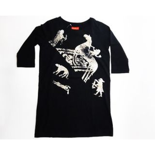 ヴィヴィアンウエストウッド(Vivienne Westwood)のヴィヴィアン ウエストウッド  RED LABEL カットソー ブラック 中古(カットソー(長袖/七分))