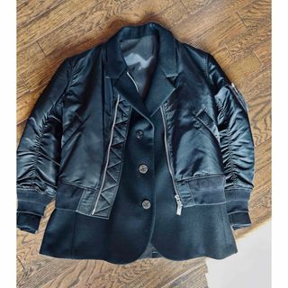sacai - Sacai(サカイ) ブルゾン サイズ1 S レディース美品 - 23 sacai - Sacai(サカイ) ブルゾン サイズ1 S レディース美品 - 23