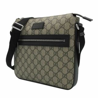グッチ(GUCCI)の【新品】グッチ 779865 (ベージュ系マルチ×ブラック) バッグ ショルダーバッグ GUCCI GGスプリーム メッセンジャーバッグ 斜め掛け アウトレット メンズ(ショルダーバッグ)