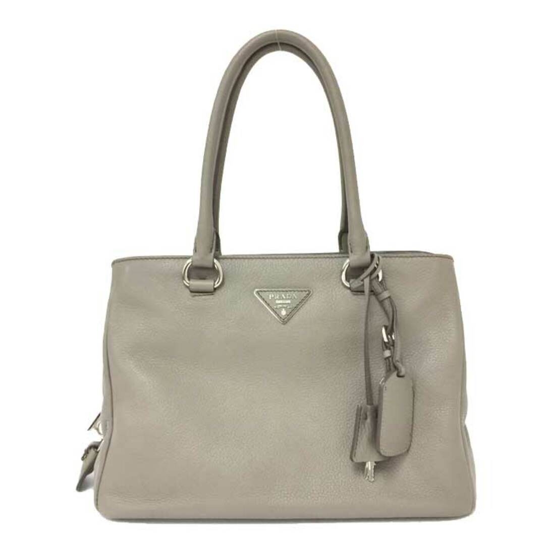 PRADA - プラダ PRADA  2WAYハンドバッグ 1BA853 グレージュ 中古