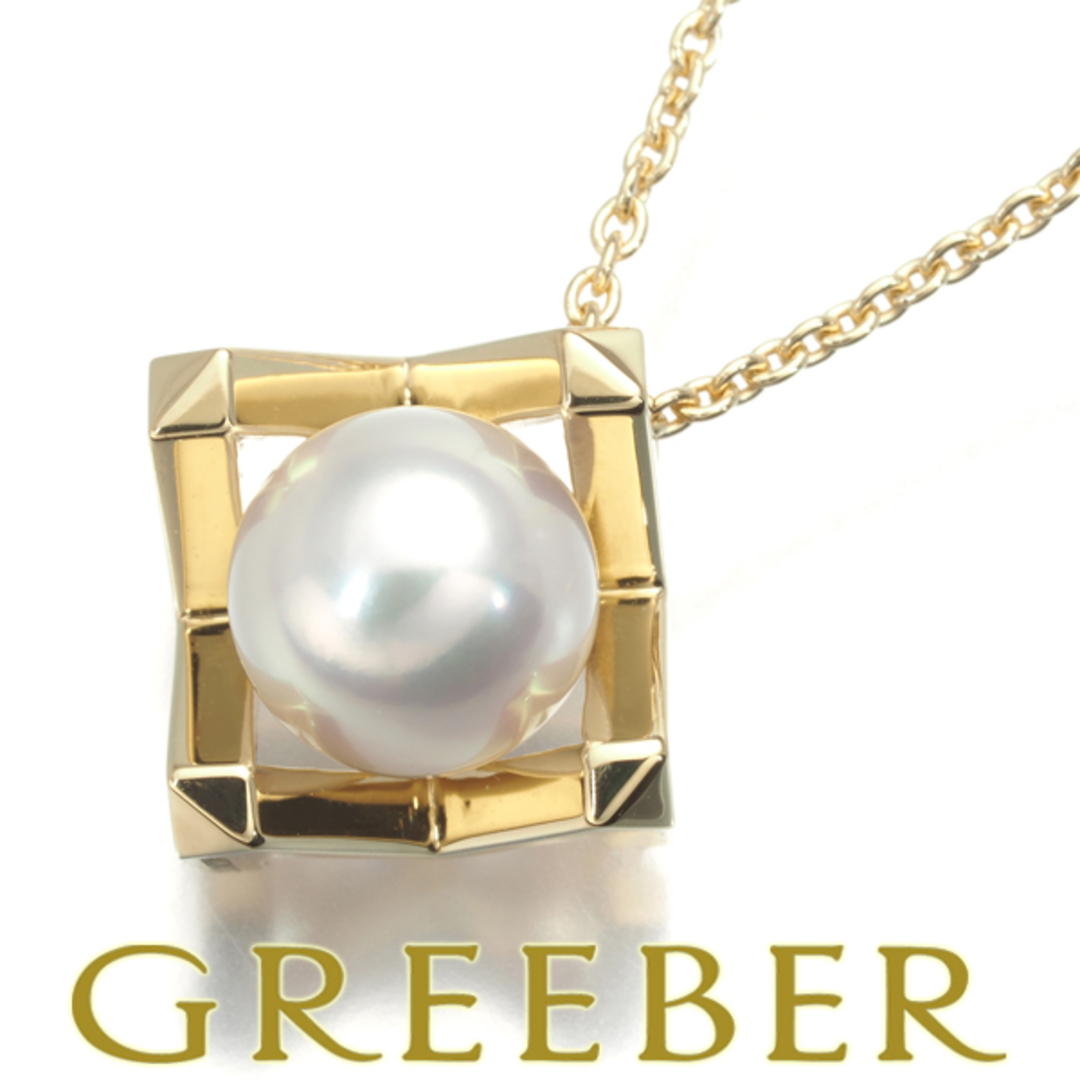 MIKIMOTO - ミキモト ネックレス 真珠 7.6mm M Collection K18YG MIKIMOTO - ミキモト ネックレス 真珠 7.6mm M Collection K18YG