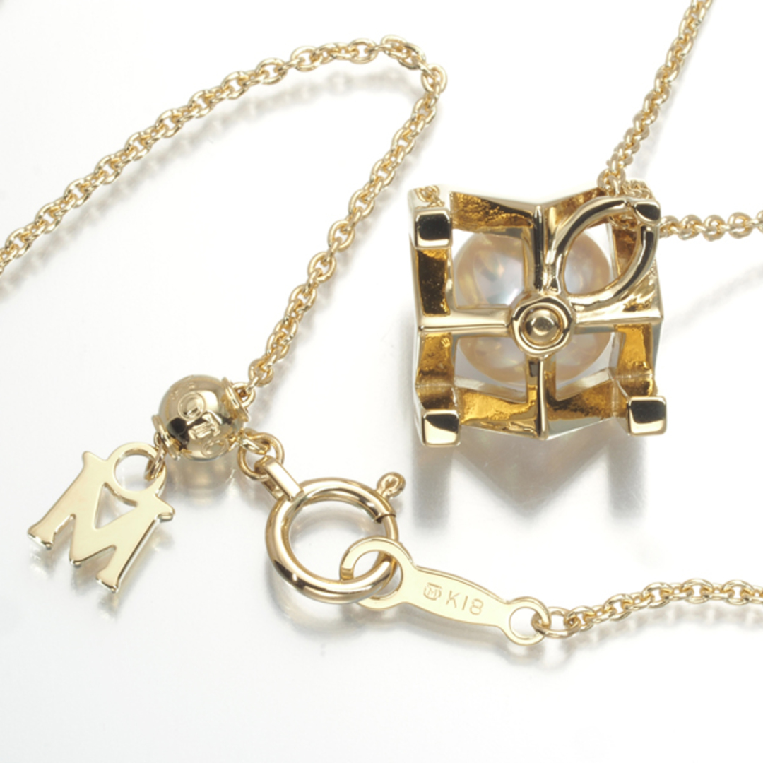 MIKIMOTO - ミキモト ネックレス 真珠 7.6mm M Collection K18YG MIKIMOTO - ミキモト ネックレス 真珠 7.6mm M Collection K18YG