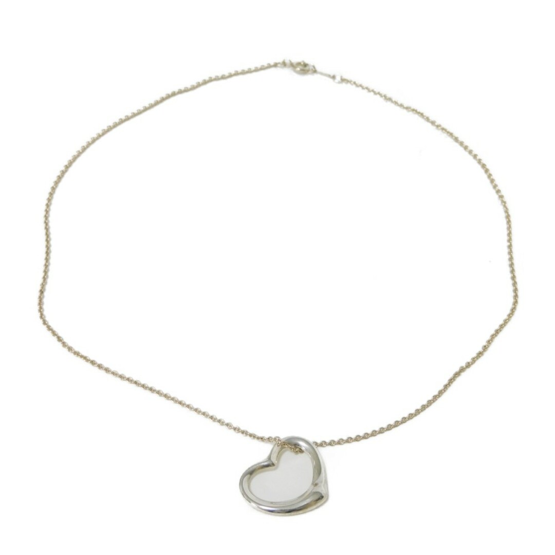 Tiffany & Co.(ティファニー)のTIFFANY&Co. ティファニー オープン ハート ペンダント ミディアム 22mm スターリングシルバー エルサ ペレッティ 925 シルバー ネックレス レディースのアクセサリー(ネックレス)の商品写真