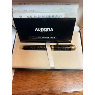 アウロラ　aurora 万年筆　津軽塗　希少　廃盤品(その他)