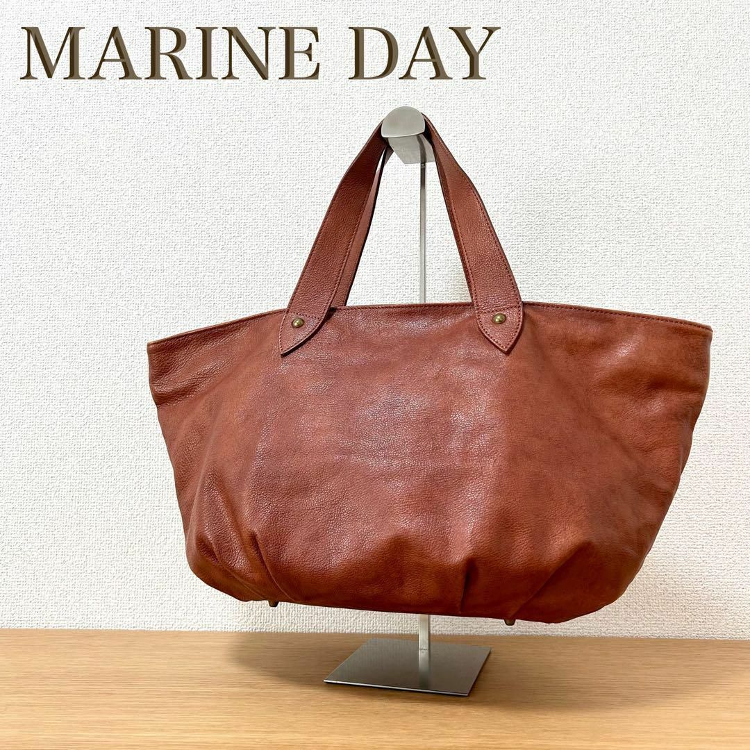 MARINEDAY - MARINE DAY マリンデイ トートバッグ レザー