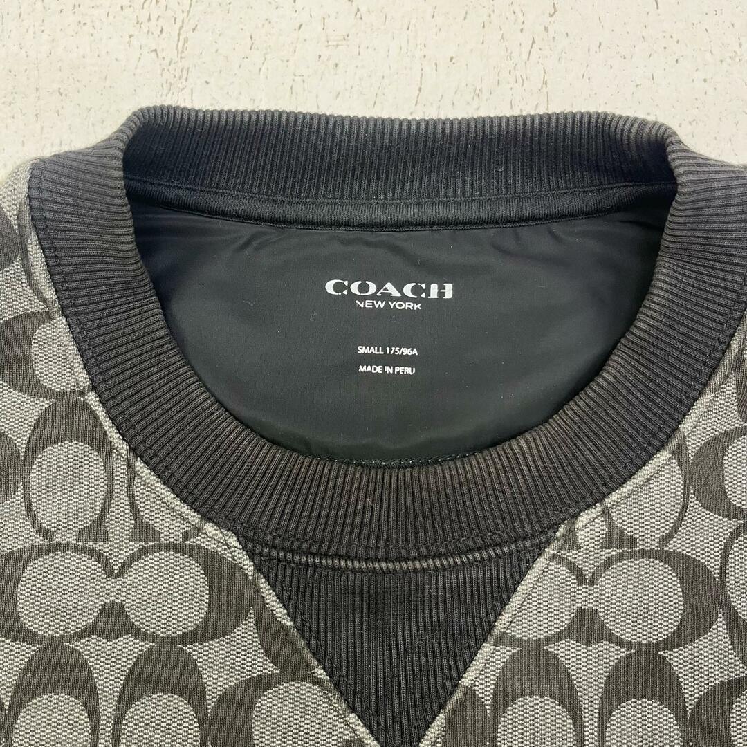 【中古】COACH | コーチ シグネチャースウェット スウェット 89748 グレー サイズ：S【加古川店】