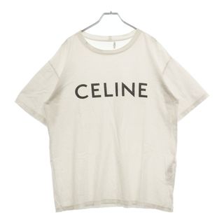 CELINE - CELINE セリーヌ バイカラー スタッズ ロゴ プリント T CELINE - CELINE セリーヌ バイカラー スタッズ ロゴ プリント T