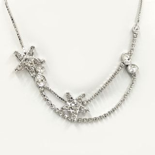 上品なブランド □極美品□ SWAROVSKI ラインストーン スワロフスキー ネックレス、ペンダント、チョーカー