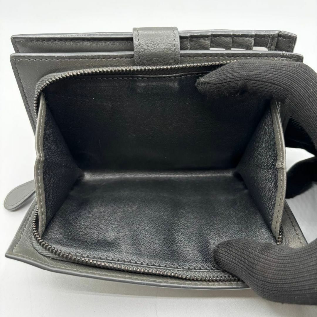 定率割引 往復 BOTTEGA ボッテガヴェネタならラクマ マリー｜ ※コメ欄セール有 by レザーの通販 グレー イントレチャート 二つ折り財布 ボッテガヴェネタ 保存箱袋付 - VENETA 小物