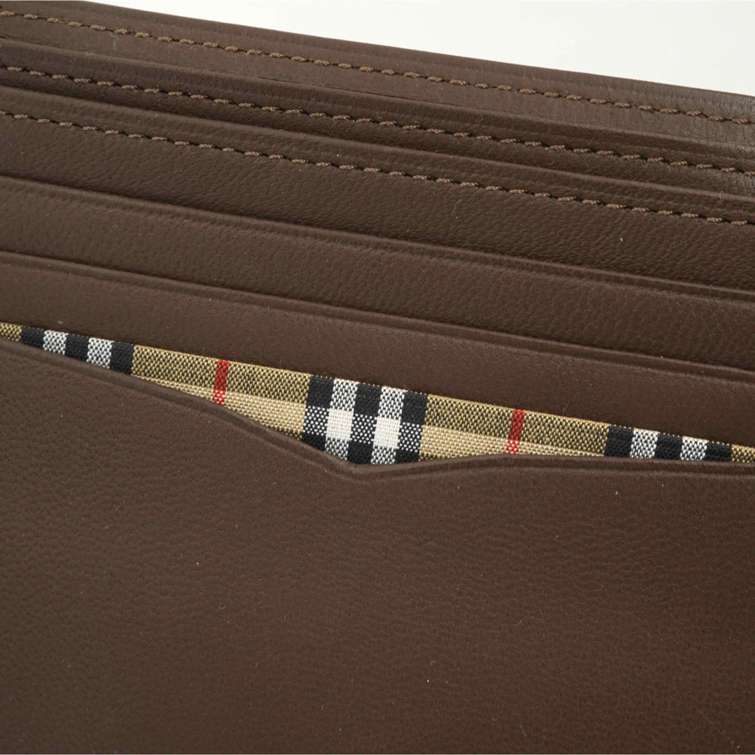 BURBERRY - ✨極美品✨ Burberry 二つ折り ノバチェック ロゴ