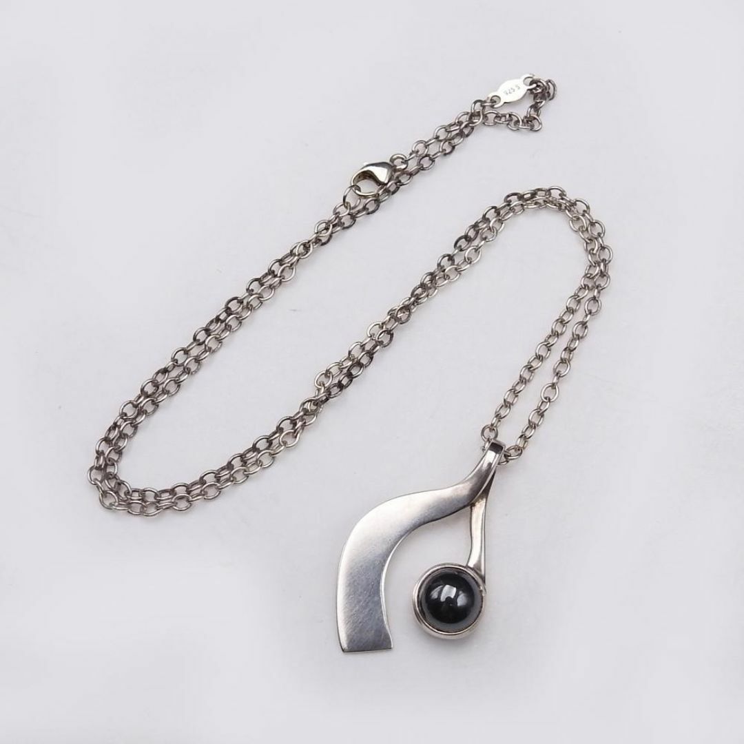 ジョージジェンセン ヘマタイトネックレス シルバー SILVER925 ジョージジェンセン ヘマタイトネックレス シルバー SILVER925