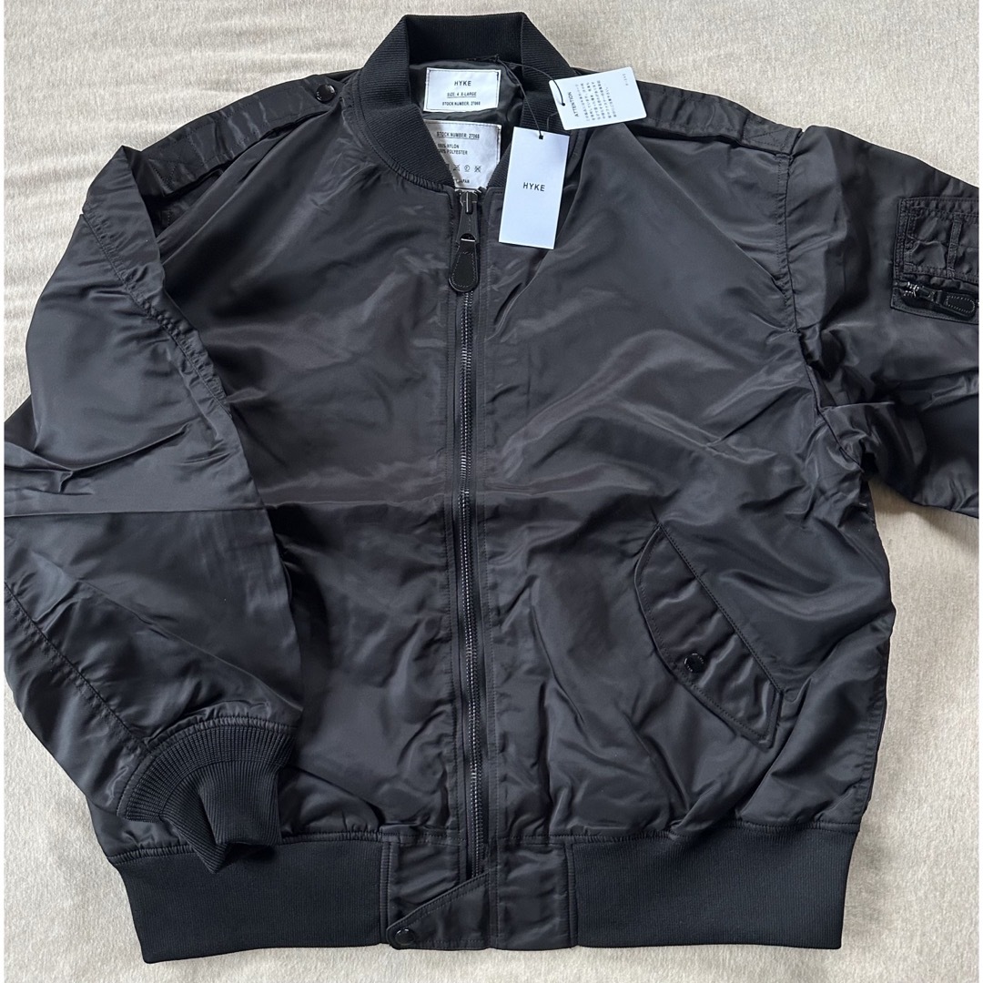 HYKE - 黒4新品 HYKE メンズ TYPE L-2A JACKET ブルゾン HYKE - 黒4新品 HYKE メンズ TYPE L-2A JACKET ブルゾン