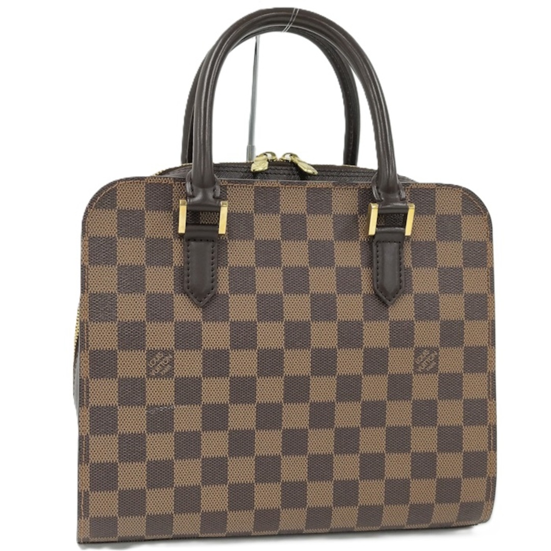 LOUIS VUITTON - LOUIS VUITTON トリアナ ハンドバッグ ダミエ エベヌ N51155