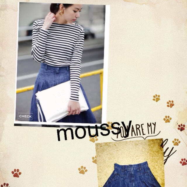 moussy(マウジー)の今期マウジー フレアSK♥︎ レディースのスカート(ひざ丈スカート)の商品写真