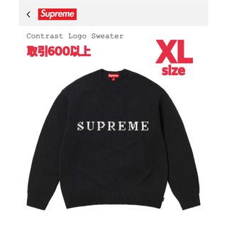 Supreme - Supreme Contrast Logo Sweater Black XLの通販 by Supreme - Supreme Contrast Logo Sweater Black XLの通販 by