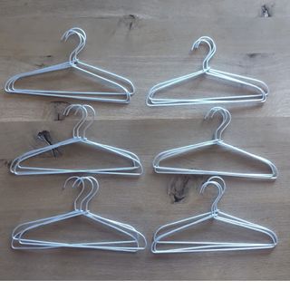 MUJI (無印良品) - 無印良品 木製 紳士用 ハンガー ×5個 45cmの MUJI (無印良品) - 無印良品 木製 紳士用 ハンガー ×5個 45cmの