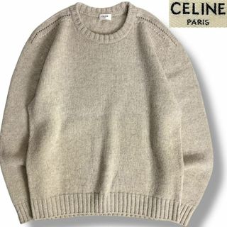 CELINE - J6452 美品 セリーヌ 20AWシェットランドウールニット CELINE - J6452 美品 セリーヌ 20AWシェットランドウールニット