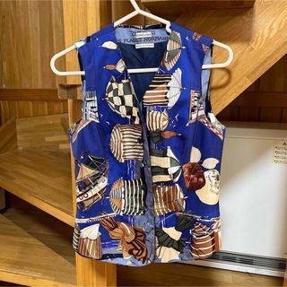 HERMES - 未使用HERMESニットキルティングジャケットジレ HERMES - 未使用HERMESニットキルティングジャケットジレ