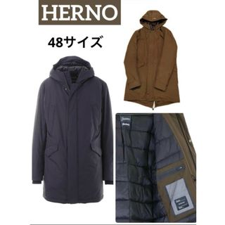 HERNO - ヘルノ ラミナー フーデット ダウンジャケット ブルゾン HERNO - ヘルノ ラミナー フーデット ダウンジャケット ブルゾン
