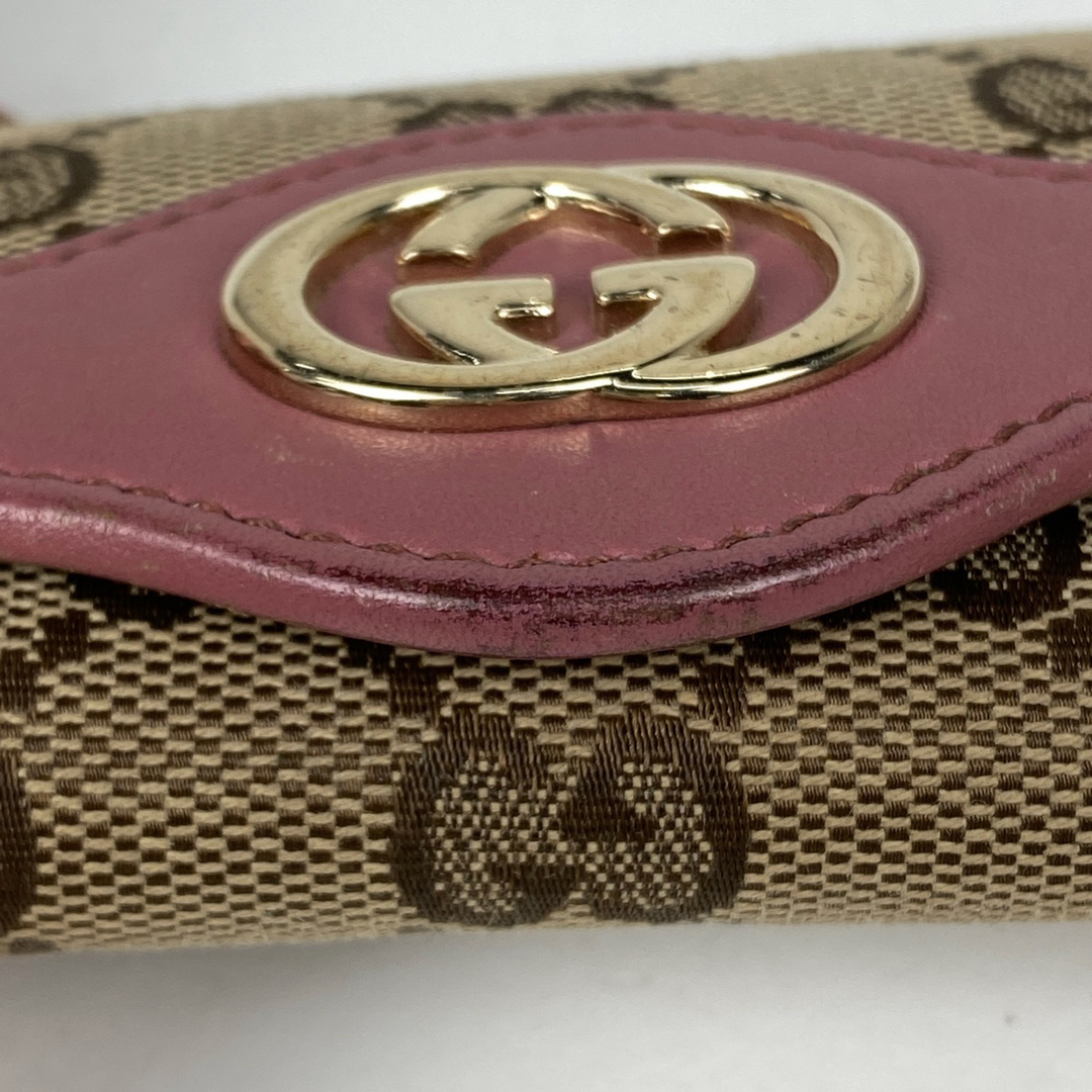 美品 グッチ GUCCI キーケース 6連キーケース GG - 小物 美品 グッチ GUCCI キーケース 6連キーケース GG - 小物