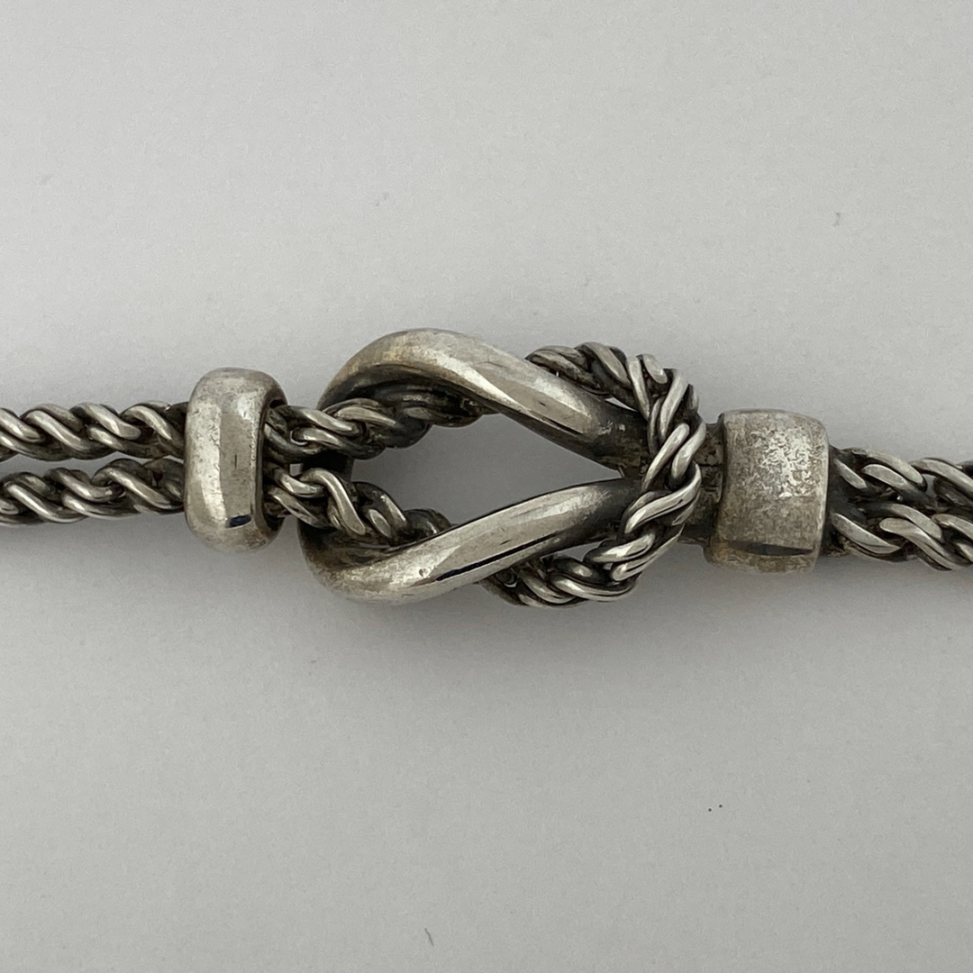 Tiffany & Co. - ティファニー ノット ダブルロープ ブレスレット シルバー925 【中古】の通販 by バイセル ラクマ店 ｜ ティファニーならラクマ