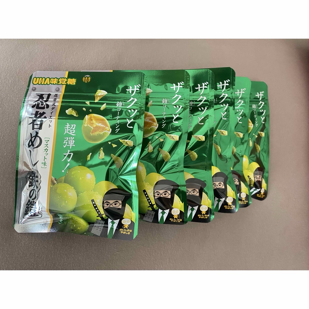 UHA味覚糖 - 忍者めし 鉄の鎧 マスカット UHA味覚糖 5袋の通販 UHA味覚糖 - 忍者めし 鉄の鎧 マスカット UHA味覚糖 5袋の通販