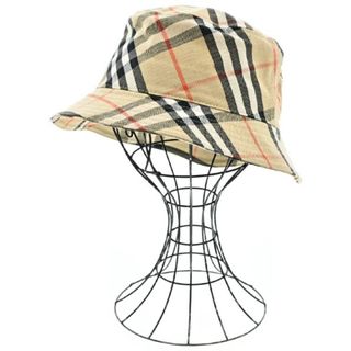 BURBERRY - バーバリー バケットハット ベージュ チェック柄 BURBERRY - バーバリー バケットハット ベージュ チェック柄