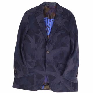 ETRO - J5157超美品 エトロ ストロー素材ペイズリー柄裏地 ETRO - J5157超美品 エトロ ストロー素材ペイズリー柄裏地