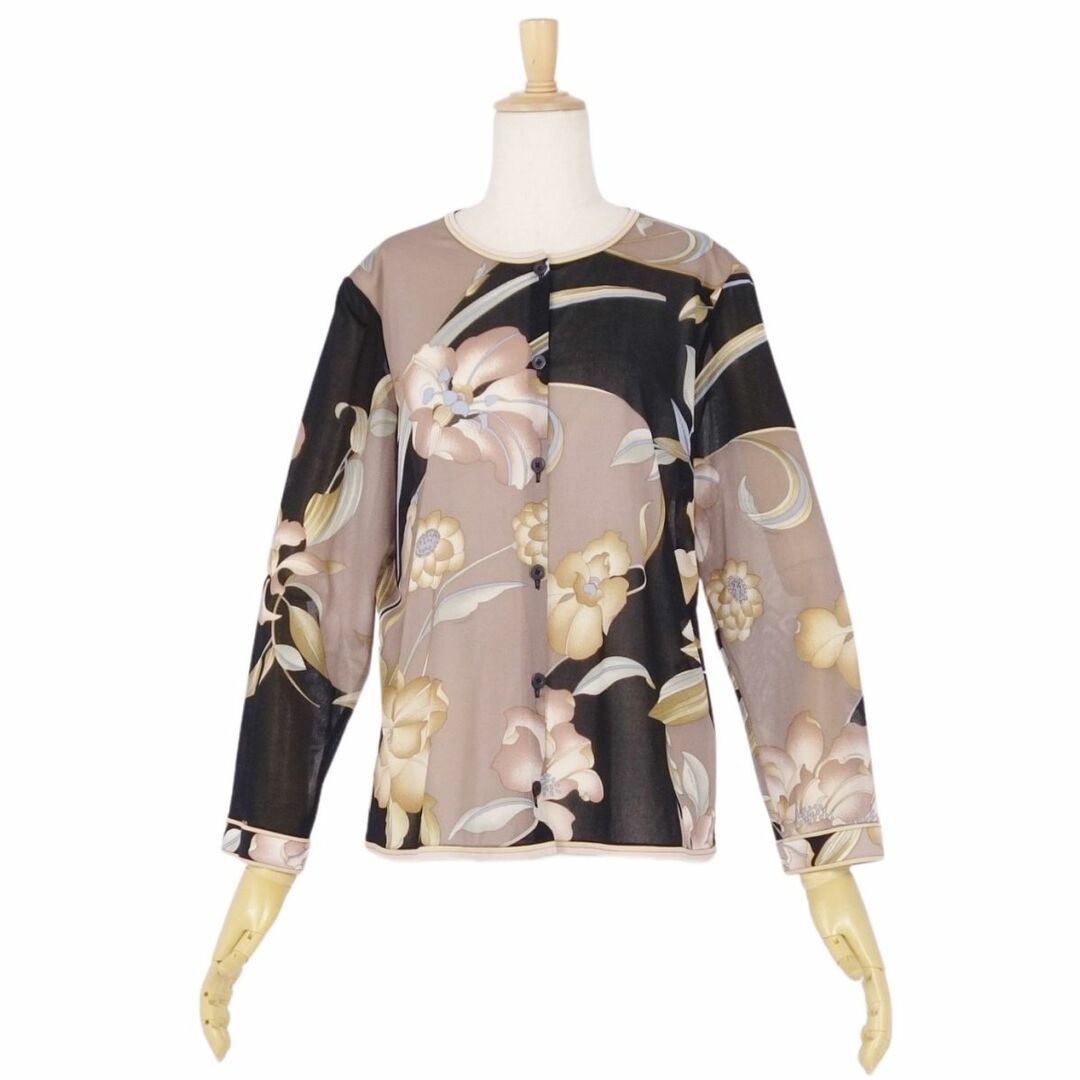 美品 三共生興 LEONARD 花柄トップス レディースLL - トップス 美品 三共生興 LEONARD 花柄トップス レディースLL - トップス
