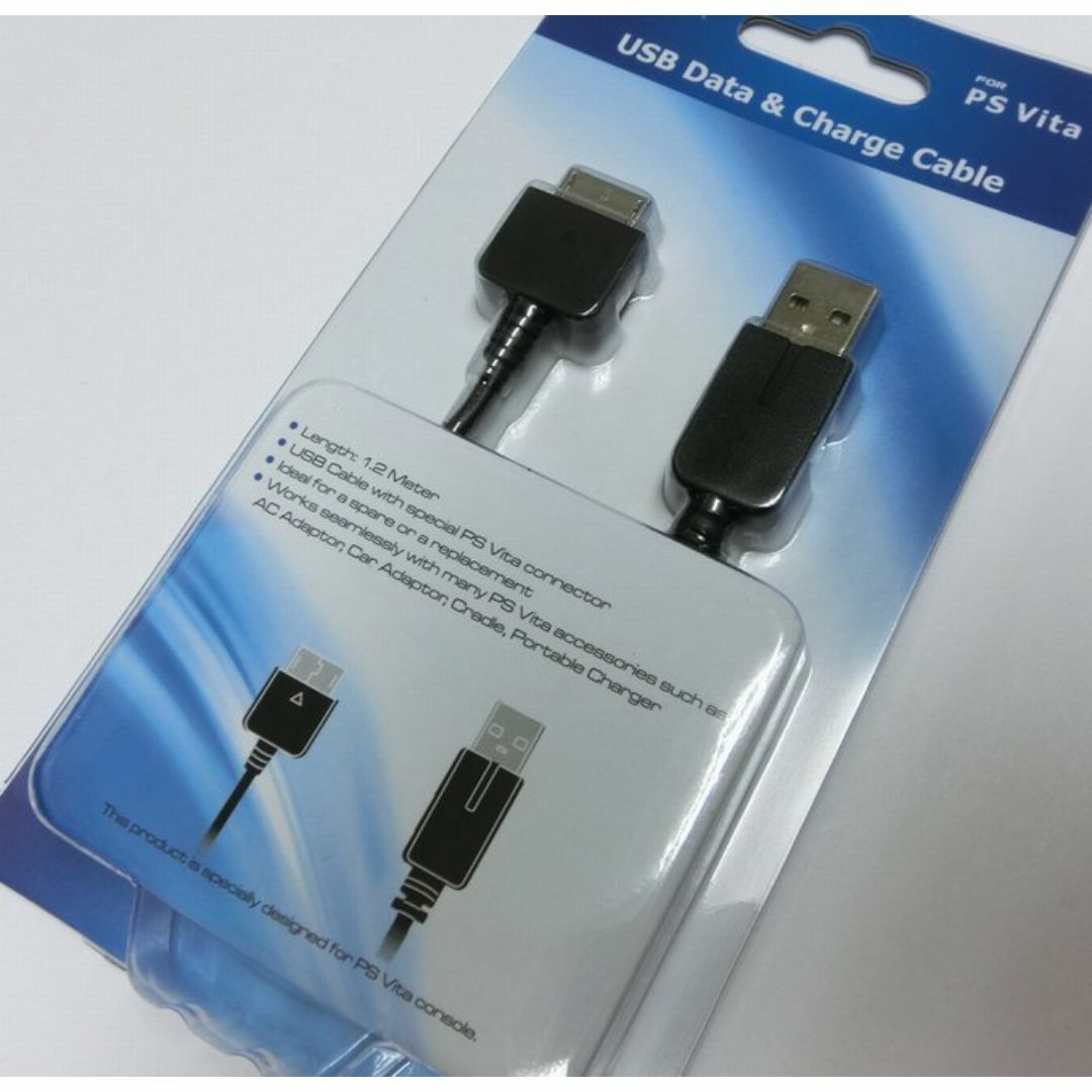 PlayStation Vita(プレイステーションヴィータ)のPSVita USB ケーブル エンタメ/ホビーのゲームソフト/ゲーム機本体(その他)の商品写真