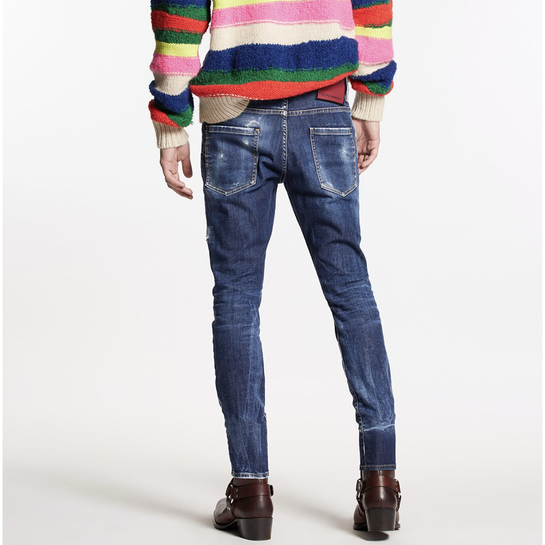 DSQUARED2 - 2023AW DARK SCAR WASH SKATER JEANS 48の通販 by DSQUARED2 - 2023AW DARK SCAR WASH SKATER JEANS 48の通販 by