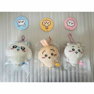 チイカワ(ちいかわ)のちいかわ もちっとぷちミニマスコット ちいかわ うさぎ  モモンガ　セット(キャラクターグッズ)