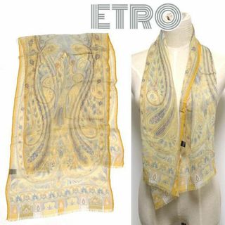 ETRO - 洗練されたデザイン エトロ プリント シルク ショール 10 ETRO - 洗練されたデザイン エトロ プリント シルク ショール 10