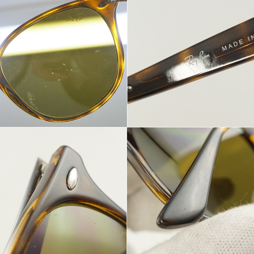 Ray-Ban(レイバン)のサングラス RayBan RB4259-F USED品 710/73 ブラウン ウェリントン レイバン ケース付 ユニセックス アイウェア 中古 X7363 メンズのファッション小物(サングラス/メガネ)の商品写真
