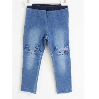 アナスイミニ(ANNA SUI mini)の【春物 新入荷!】〓アナスイミニ/ANNA SUI mini〓100cm ロングパンツ/長ズボン 紺 【中古】 子供服 キッズ kids  女の子  春秋冬 bottoms 812052(パンツ)
