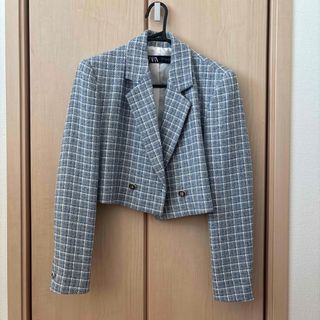 ZARA(テーラードジャケット ・ ブルー・ネイビー/青色系)の ZARA(テーラードジャケット ・ ブルー・ネイビー/青色系)の