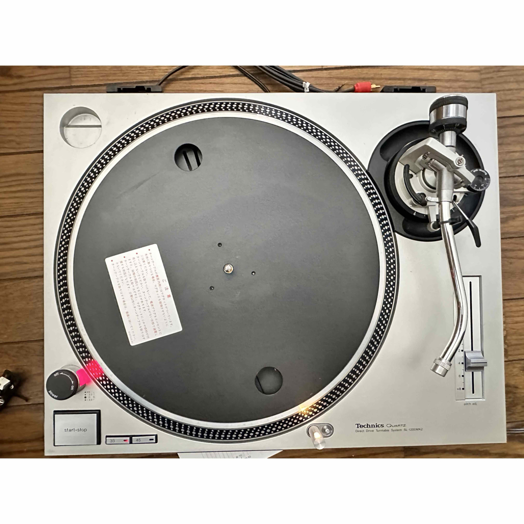 【国産】 Technics SL-1200MK2ターンテーブル1台(1983年) DJ機材