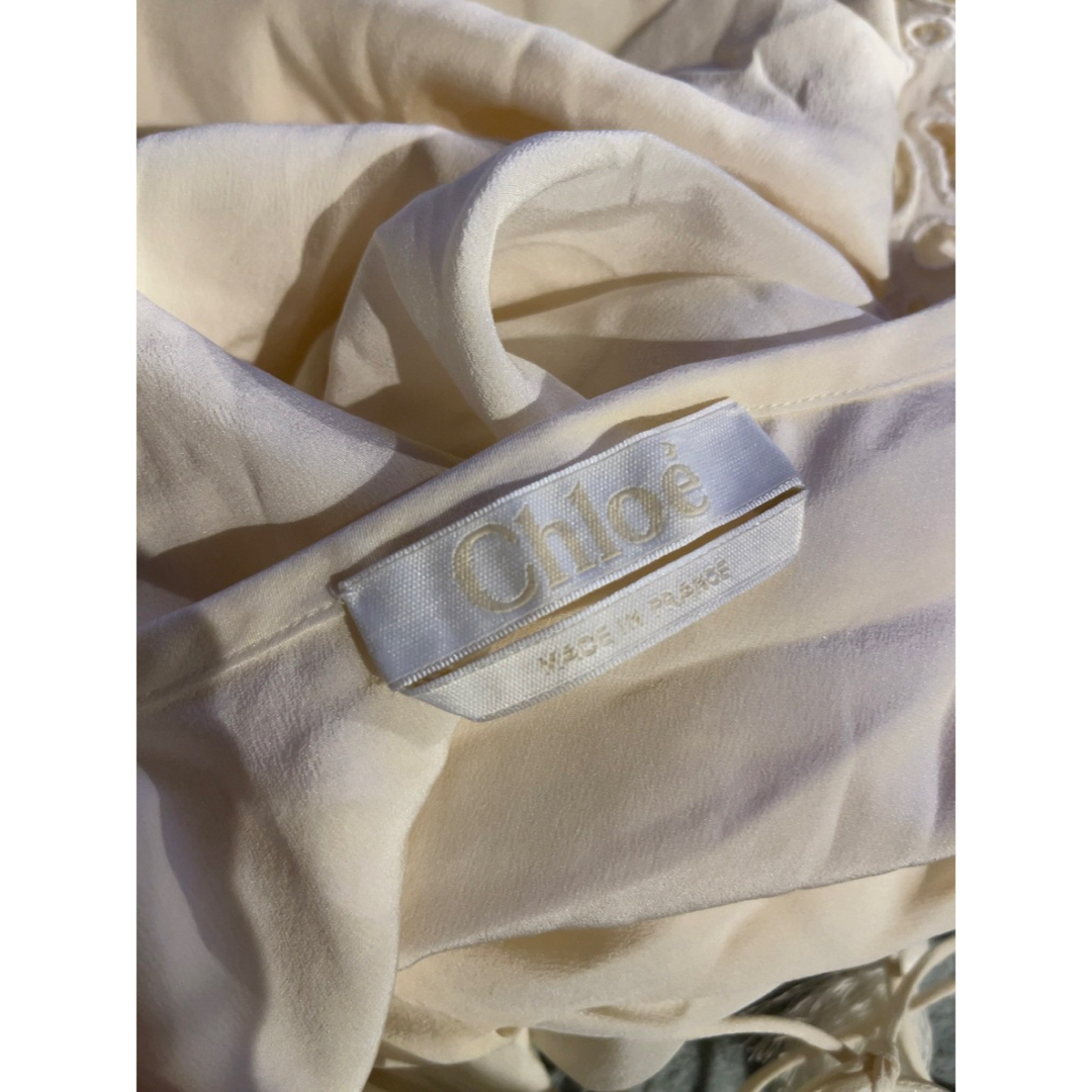 Chloe - Chloe クロエ 2016ss カットレースシルクブラウス Chloe - Chloe クロエ 2016ss カットレースシルクブラウス